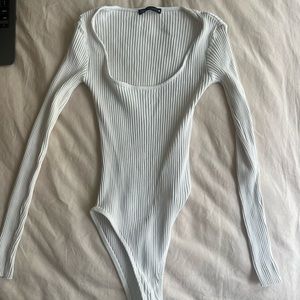 White Zara Bodysuit
